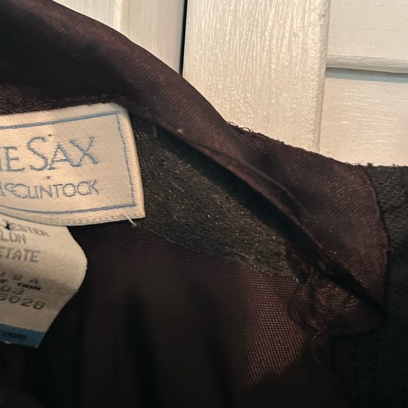 Gunne Sax Vintage Black Lace Elegant Prom Dress - Picture 13 of 13